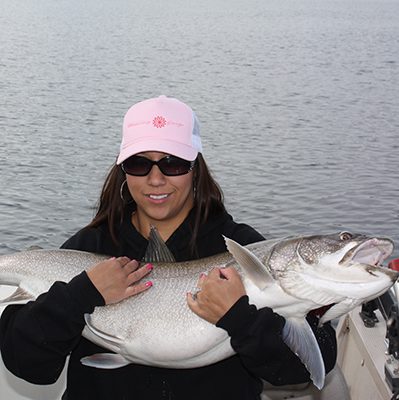 Christina WITH Lake trout