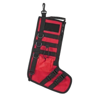 Tactical Christmas Stockings w/Handle - Red
