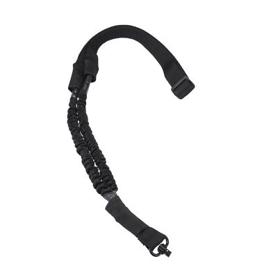 Single Point Bungee Sling with QD Swivel - Black