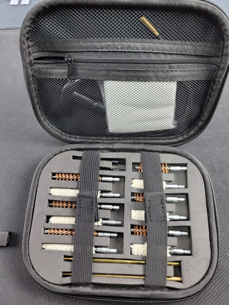 portable gun cleaning kit contents