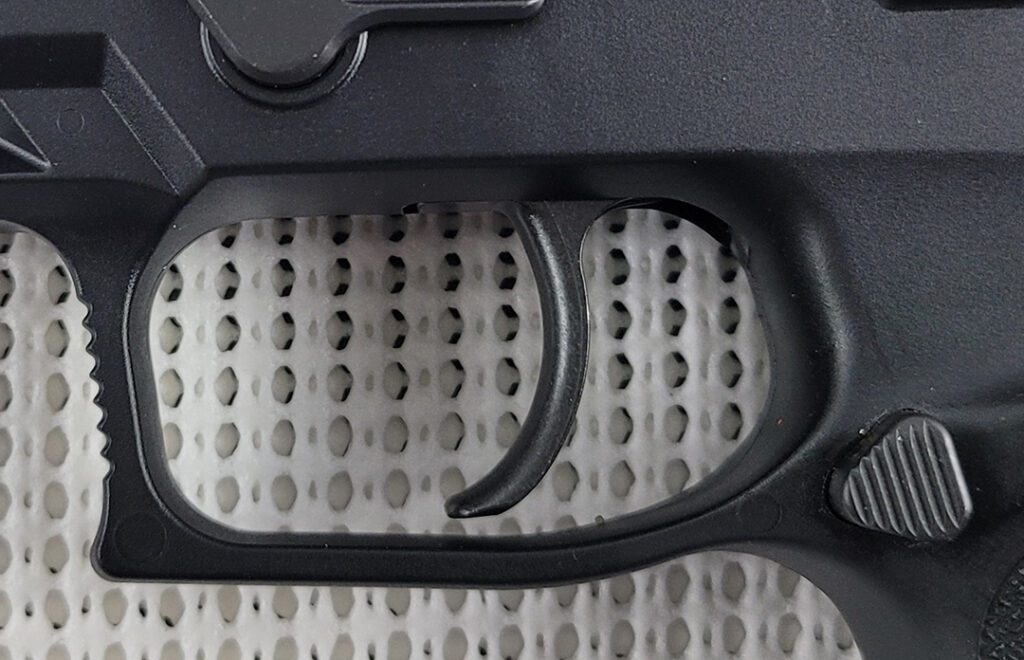Trigger close up of the P320