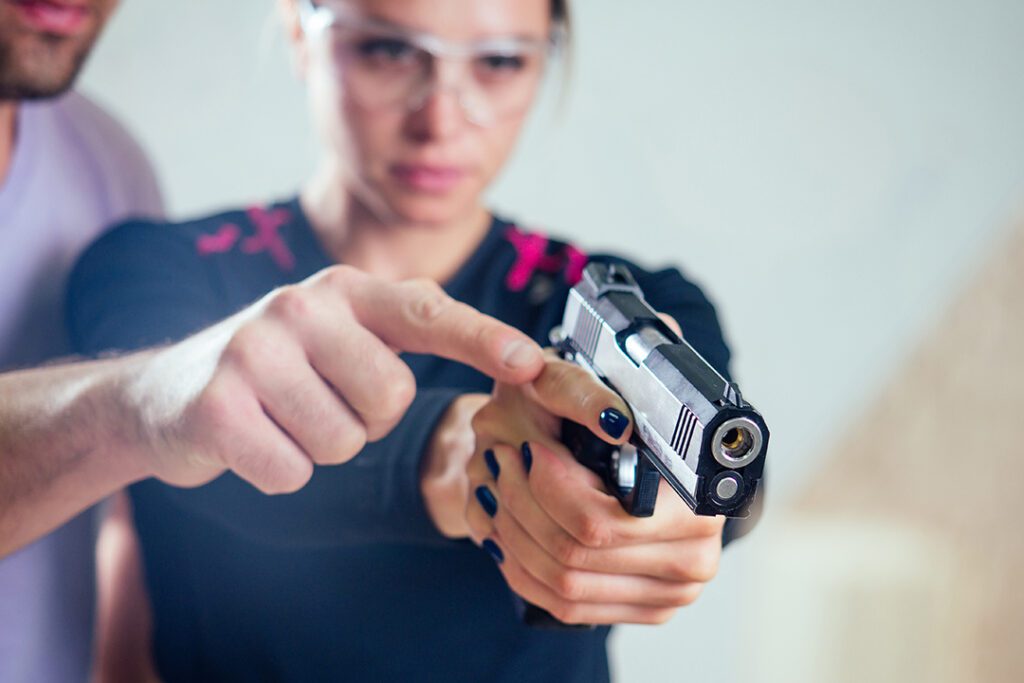 training with a handgun
