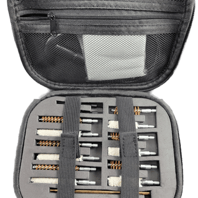 Portable gun cleaning kit