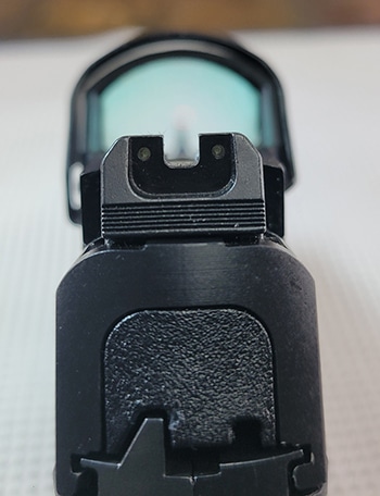 FN 509 Tactical sight picture