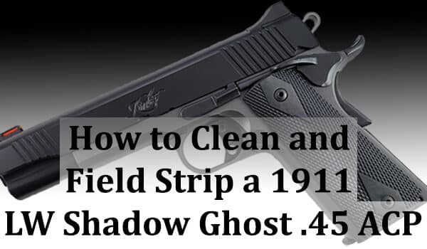 Cleaning the Kimber 1911 LW Shadow Ghost 