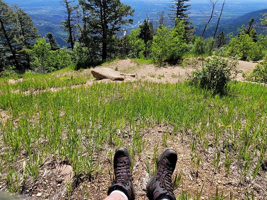 Danner Vital PlyoLite Hunting Boot Review Sitting at the top of the incline