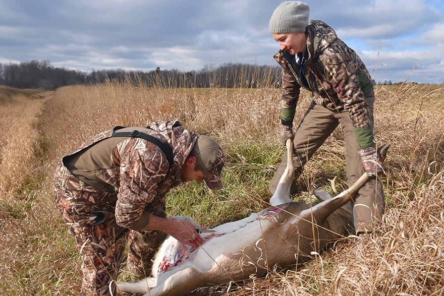 field dressing successfully hunted game