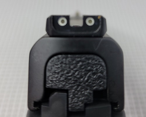 LE Smith and Wesson M&P 9mm rear sight