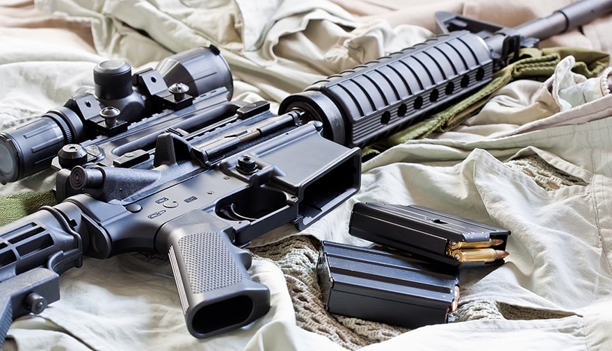 AR-15 556 NATO rounds in magazine