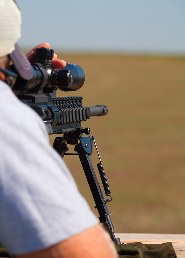 shooting long range with two-stage trigger